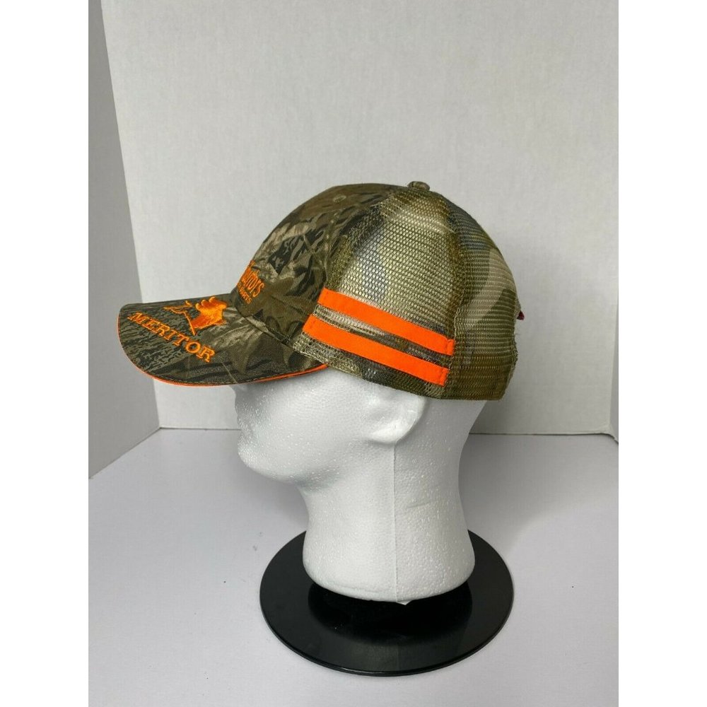 L&L Distributors Heavy Duty Truck Parts Trucker Hat w 2 stripes Camo Meritor - Picture 6 of 10
